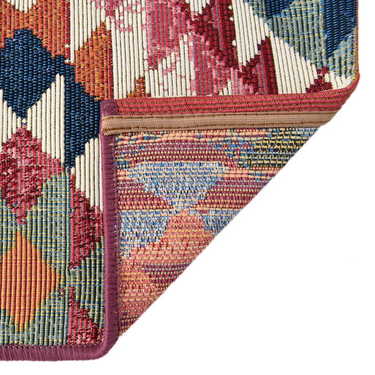 Detail image of 2' 7 x 10' Easy-Clean Southwestern Indoor / Outdoor Runner Rug