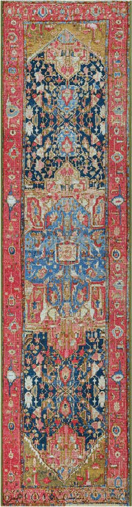 2' x 8' Easy-Clean Traditional Indoor / Outdoor Runner Rug