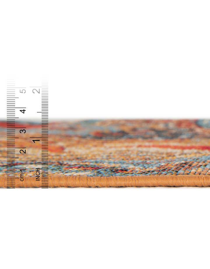 2' 7 x 10' Easy-Clean Traditional Indoor / Outdoor Runner Rug