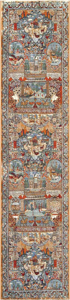 2' 7 x 12' Easy-Clean Traditional Indoor / Outdoor Runner Rug