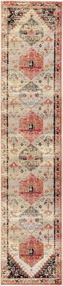 Detail image of 2' 7 x 12' Easy-Clean Traditional Indoor / Outdoor Runner Rug