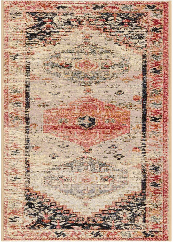 2' x 6' Easy-Clean Traditional Indoor / Outdoor Runner Rug