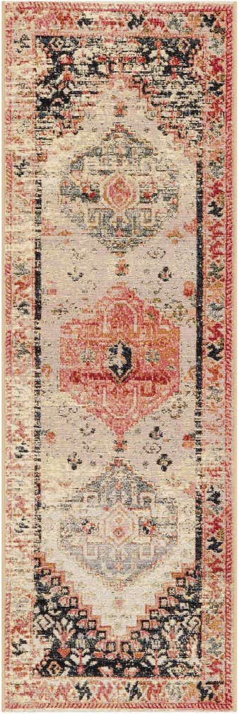 2' x 6' Easy-Clean Traditional Indoor / Outdoor Runner Rug