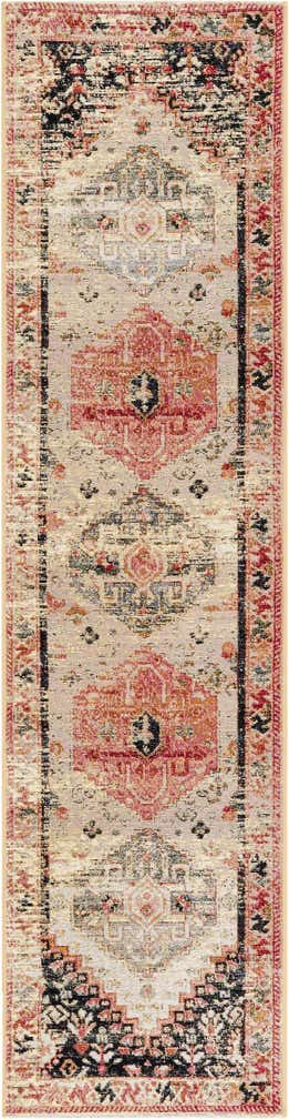2' x 8' Easy-Clean Traditional Indoor / Outdoor Runner Rug