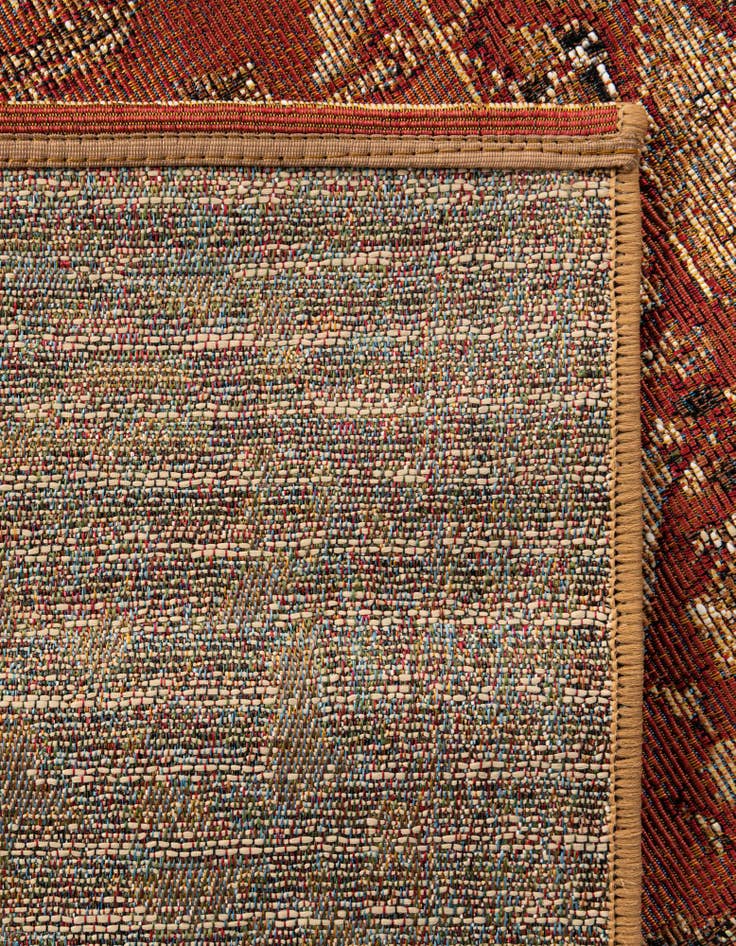 Detail image of 2' 7 x 10'  Washable Traditional Indoor / Outdoor Runner Rug