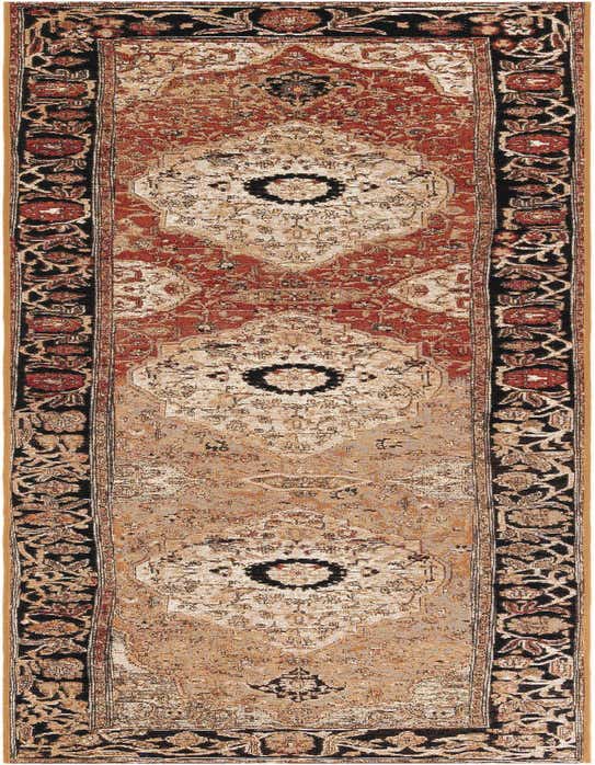 2' 7 x 10' Easy-Clean Traditional Indoor / Outdoor Runner Rug