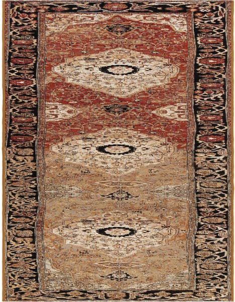 Detail image of 2' 7 x 12' Easy-Clean Traditional Indoor / Outdoor Runner Rug