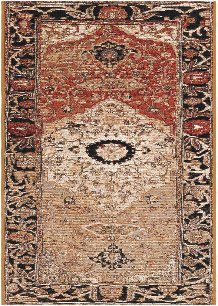 2' x 5' Easy-Clean Traditional Indoor / Outdoor Runner Rug