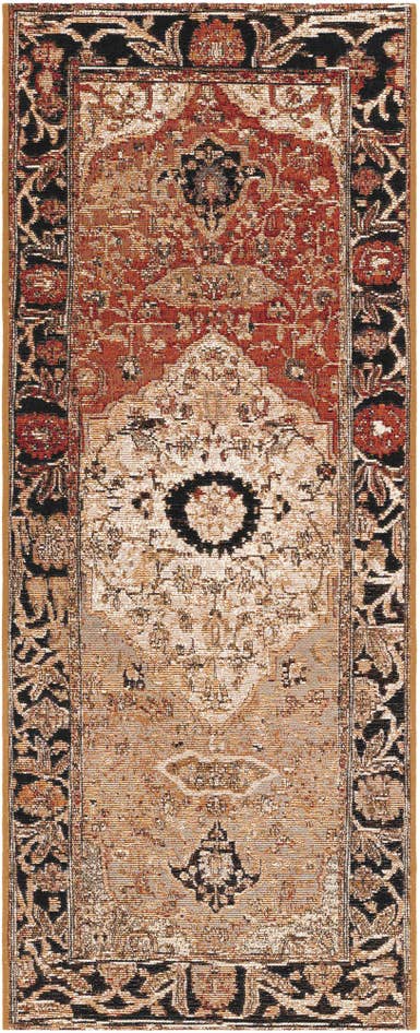Detail image of 2' x 5' Easy-Clean Traditional Indoor / Outdoor Runner Rug