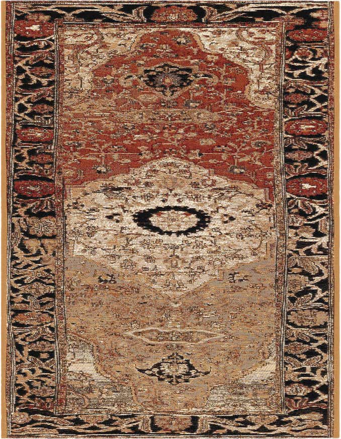 2' x 6' Easy-Clean Traditional Indoor / Outdoor Runner Rug