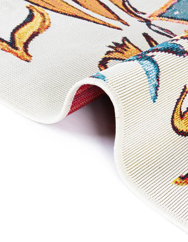 Detail image of 2' x 6'  Washable Traditional Indoor / Outdoor Runner Rug