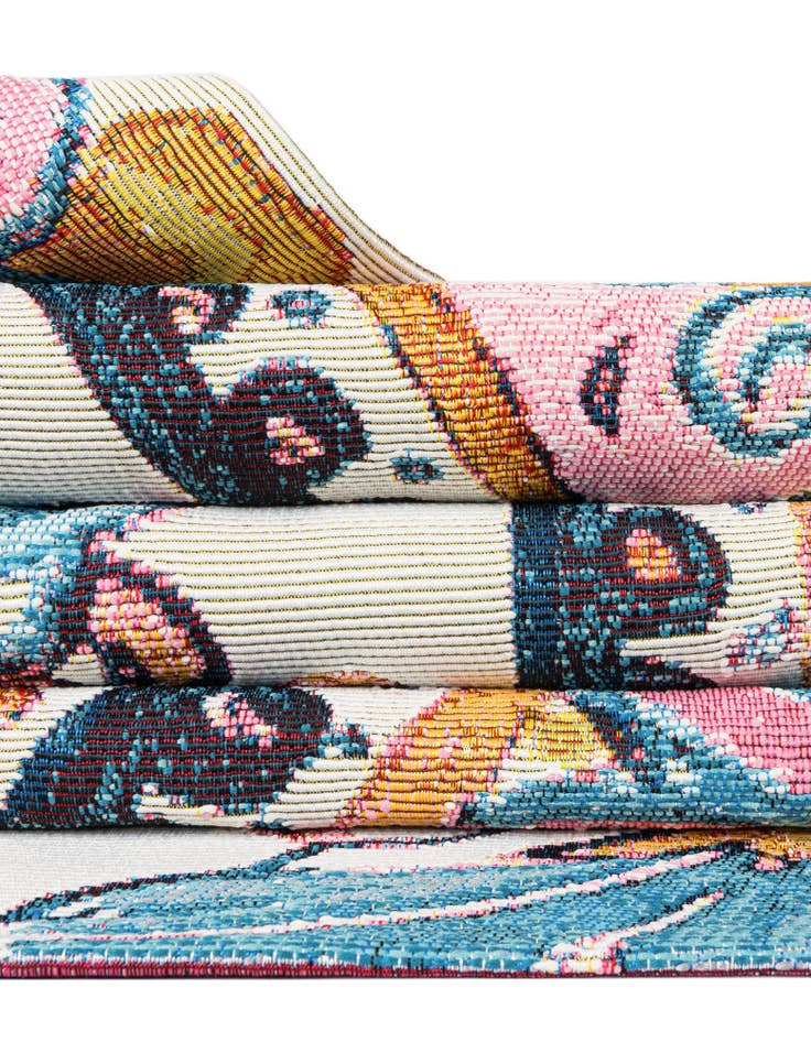 Detail image of 2' x 8' Easy-Clean Traditional Indoor / Outdoor Runner Rug