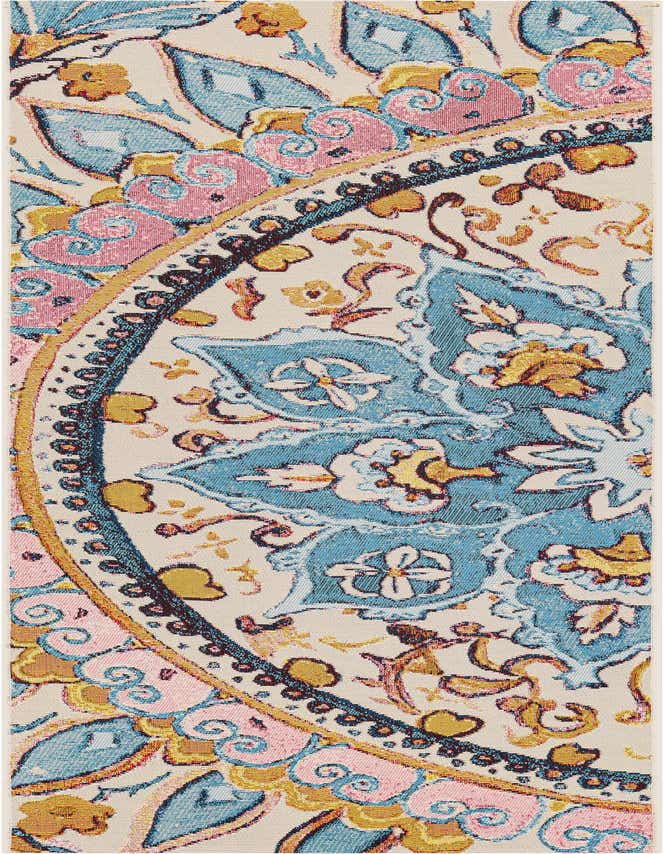 2' x 6' Easy-Clean Traditional Indoor / Outdoor Runner Rug