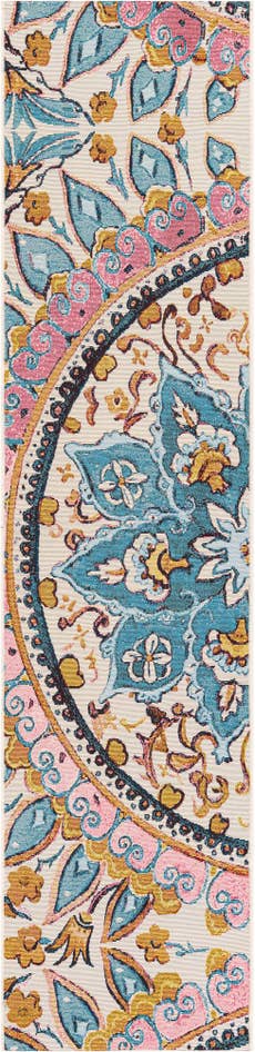 Detail image of 2' x 8' Easy-Clean Traditional Indoor / Outdoor Runner Rug
