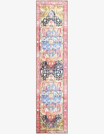 2' 7 x 11' Easy-Clean Traditional Indoor / Outdoor Runner Rug