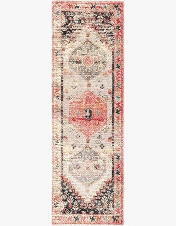 2' x 6' Easy-Clean Traditional Indoor / Outdoor Runner Rug