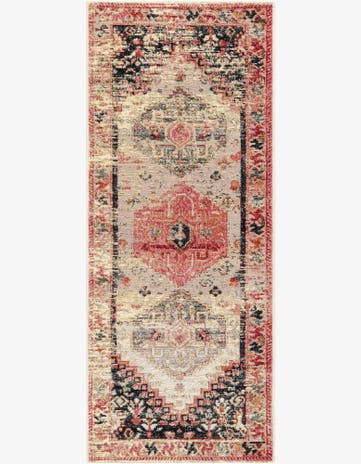 2' x 5' Easy-Clean Traditional Indoor / Outdoor Runner Rug