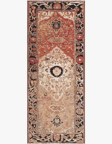 2' x 5' Easy-Clean Traditional Indoor / Outdoor Runner Rug