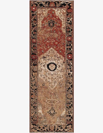 2' x 6' Easy-Clean Traditional Indoor / Outdoor Runner Rug