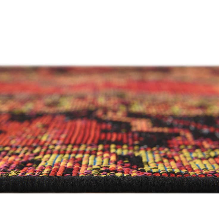 Detail image of 2' 7 x 12' Easy-Clean Tribal Indoor / Outdoor Runner Rug