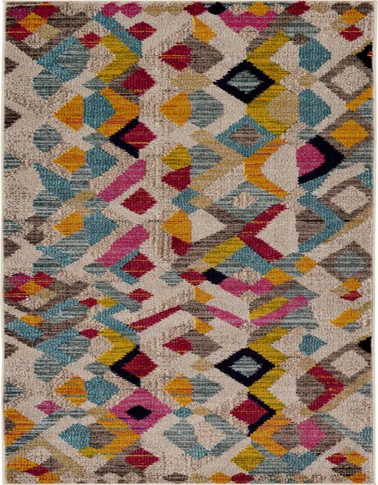 Detail image of 2' 7 x 10' Washable Santa Fe Runner Rug