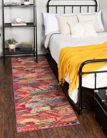 2' 2 x 6' 9 Washable Santa Fe Runner Rug