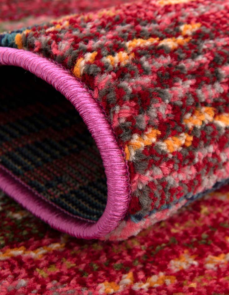 Detail image of 2' 2 x 6' 9  Washable Santa Fe Runner Rug