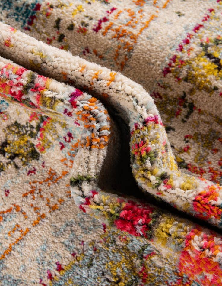 Detail image of 2' x 8'  Washable Santa Fe Runner Rug