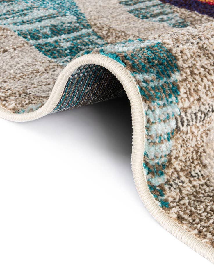 Detail image of 2' 2 x 6' 9  Washable Santa Fe Runner Rug