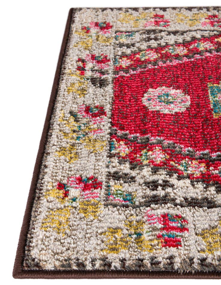Detail image of 2' 7 x 10'  Washable Santa Fe Runner Rug