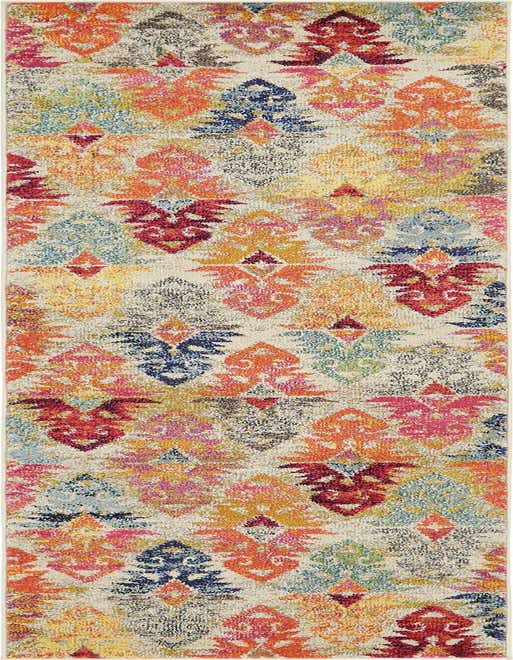 2' 7 x 10' Washable Santa Fe Runner Rug