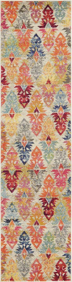 Detail image of 2' 7 x 10' Washable Santa Fe Runner Rug