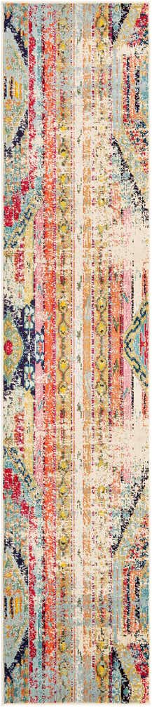 80cm x 365cm Waschbar Santa Fe Läufer Teppich