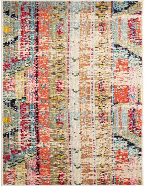 Detail image of 2' x 8' Washable Santa Fe Runner Rug
