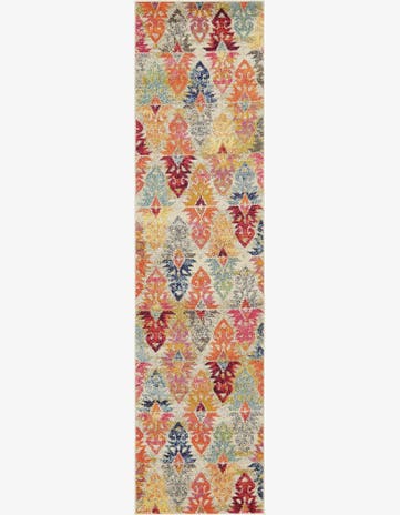 2' 7 x 10' Washable Santa Fe Runner Rug