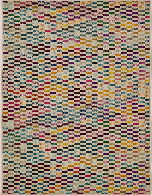 Detail image of 2' 7 x 10' Washable Spectrum Runner Rug