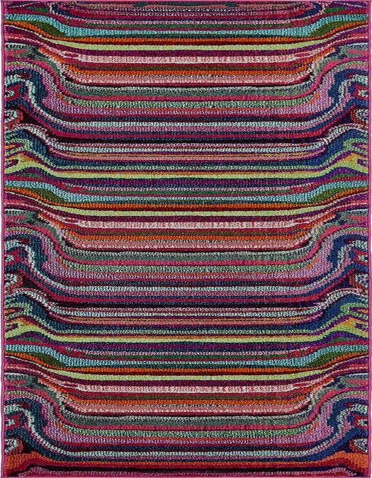 Detail image of 2' 7 x 10' Washable Spectrum Runner Rug