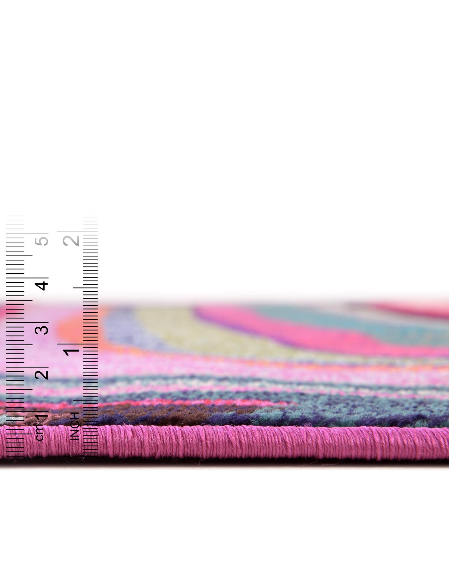 2' 2 x 6' 9 Washable Spectrum Runner Rug