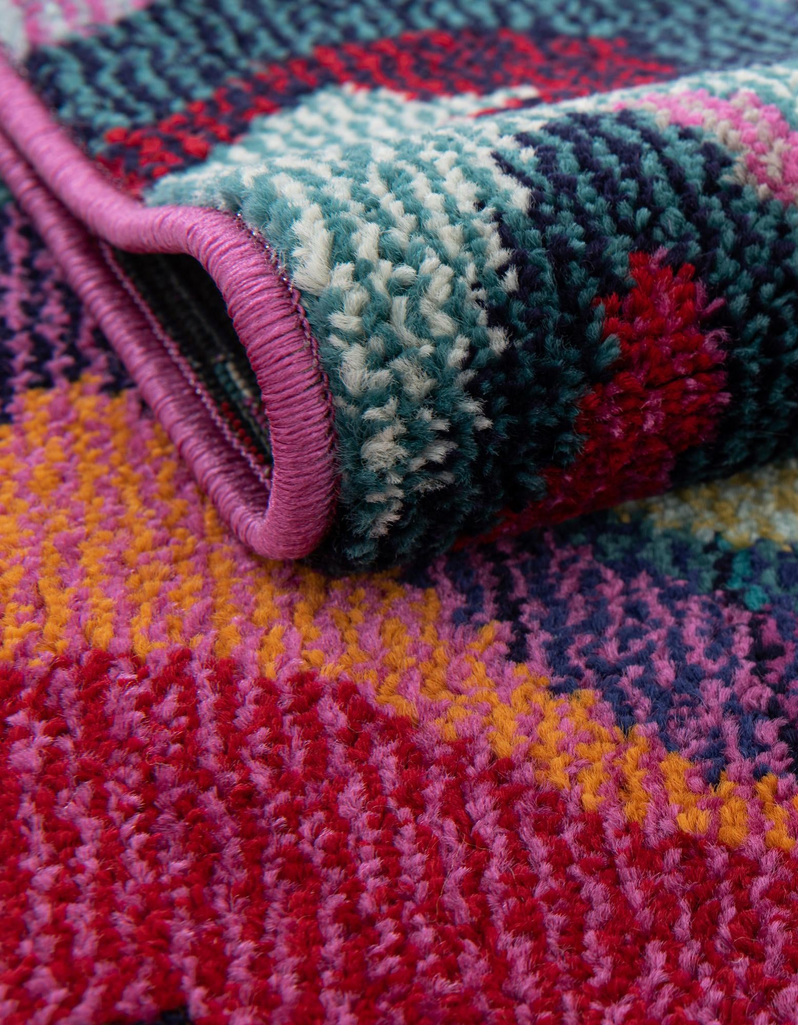 2' 2 x 6' 9 Washable Spectrum Runner Rug