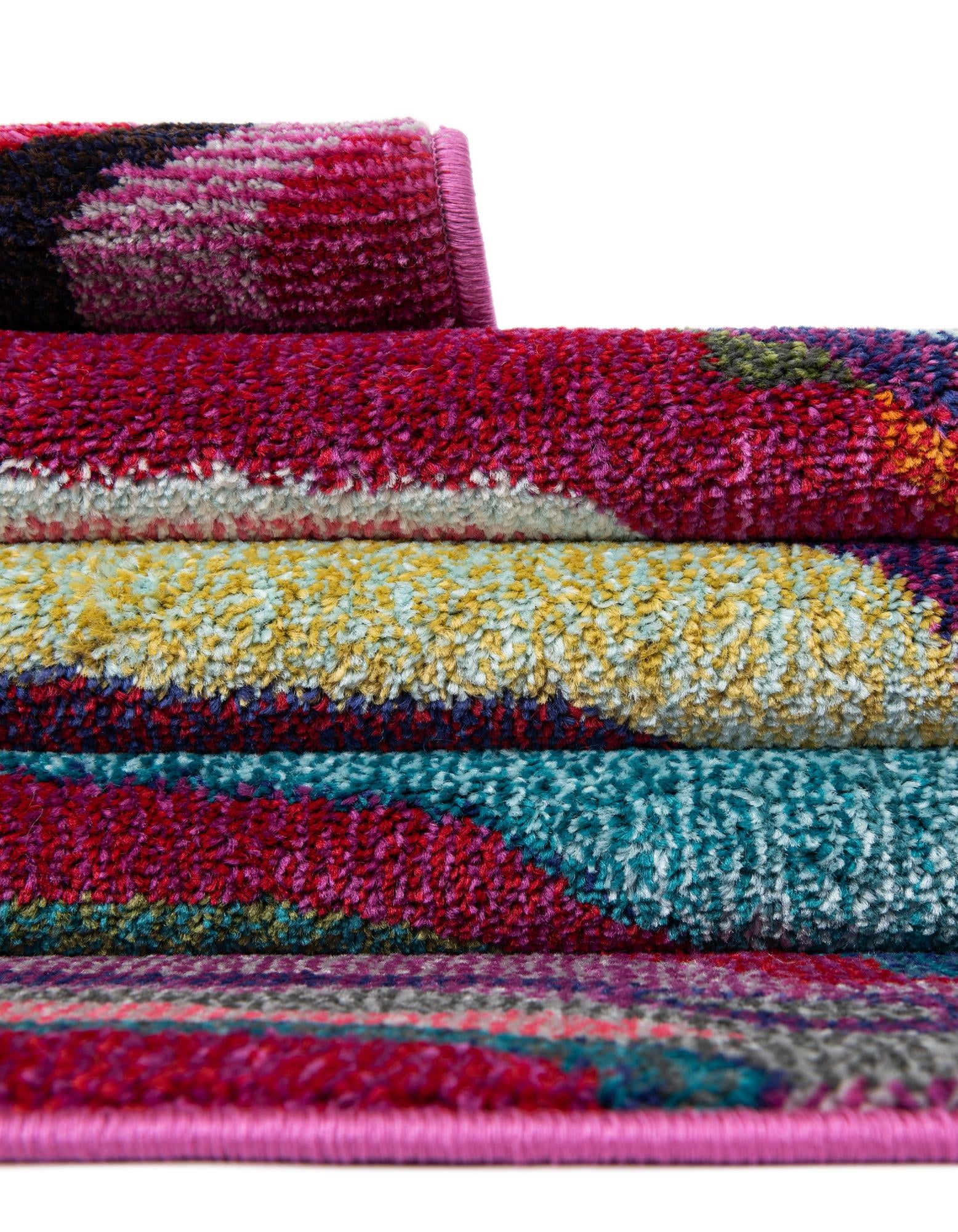 2' 2 x 6' 9 Washable Spectrum Runner Rug