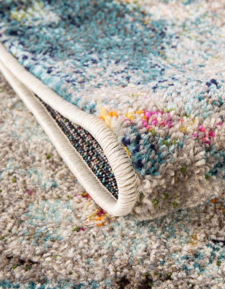 Detail image of 2' 7 x 10'  Washable Spectrum Runner Rug