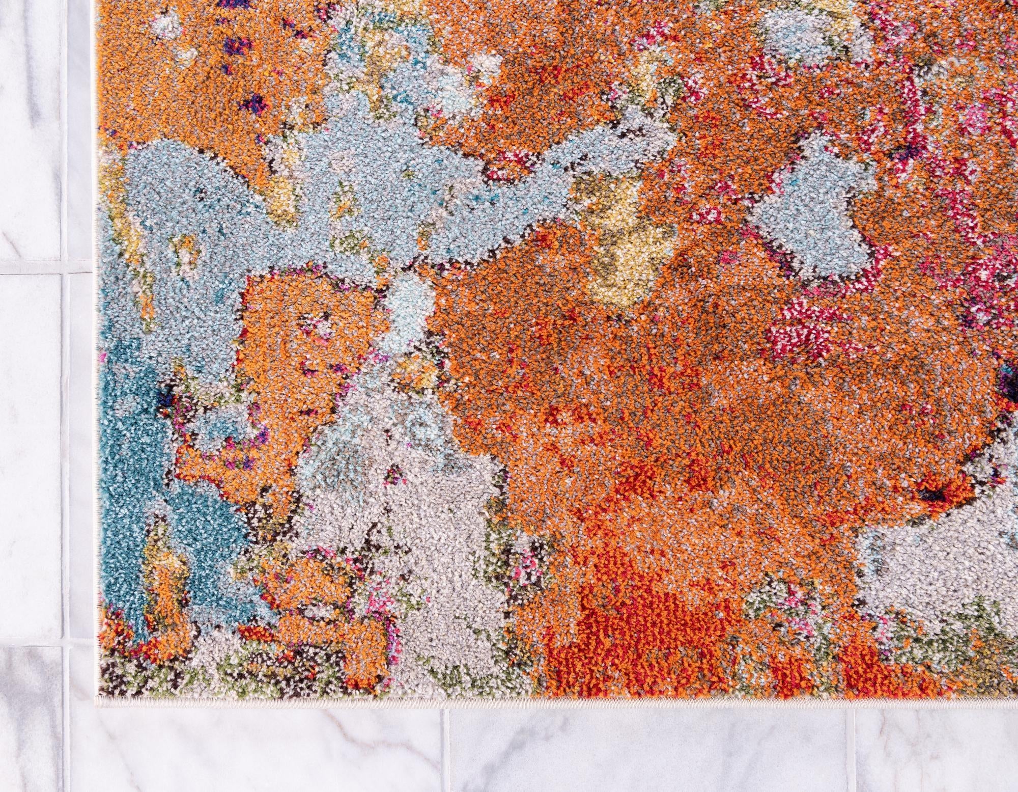 2' 2 x 6' 9 Washable Spectrum Runner Rug