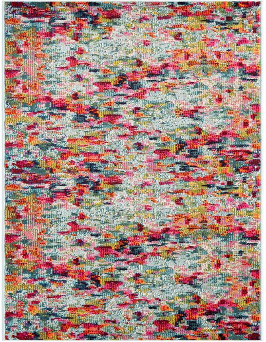 Detail image of 2' 7 x 10' Washable Spectrum Runner Rug