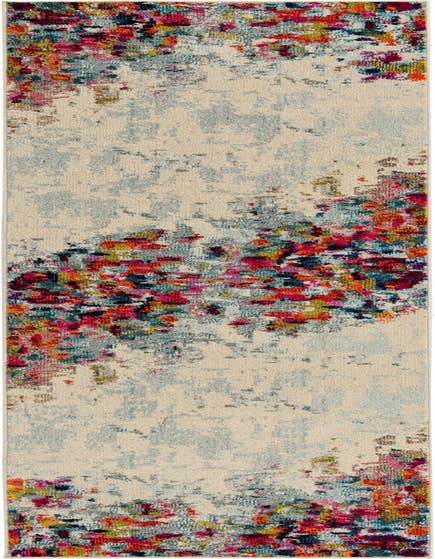 Detail image of 2' 7 x 12' Washable Spectrum Runner Rug