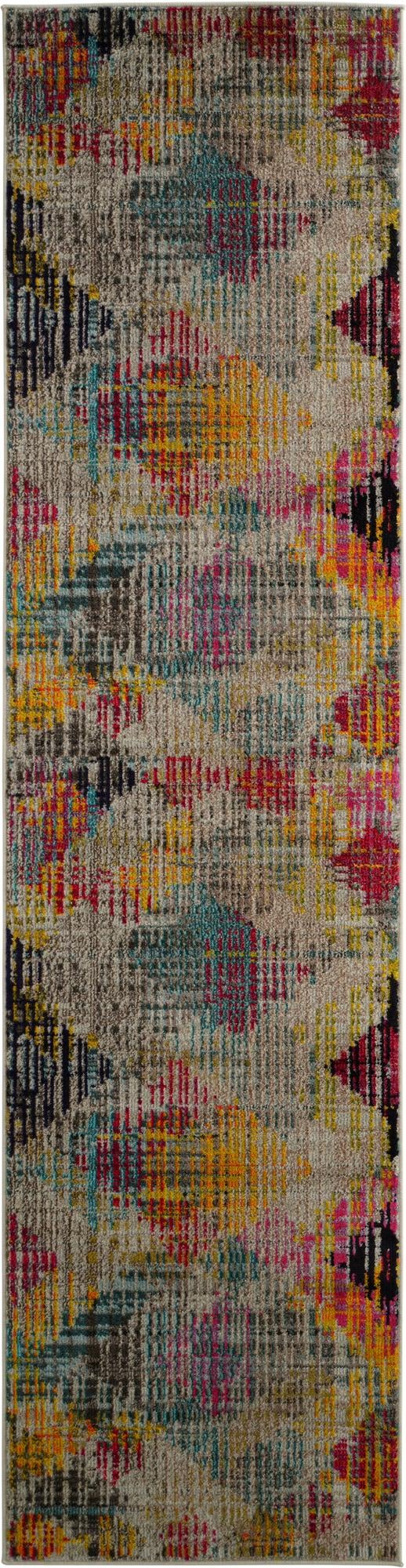 2' 7 x 10'  Washable Spectrum Runner Rug