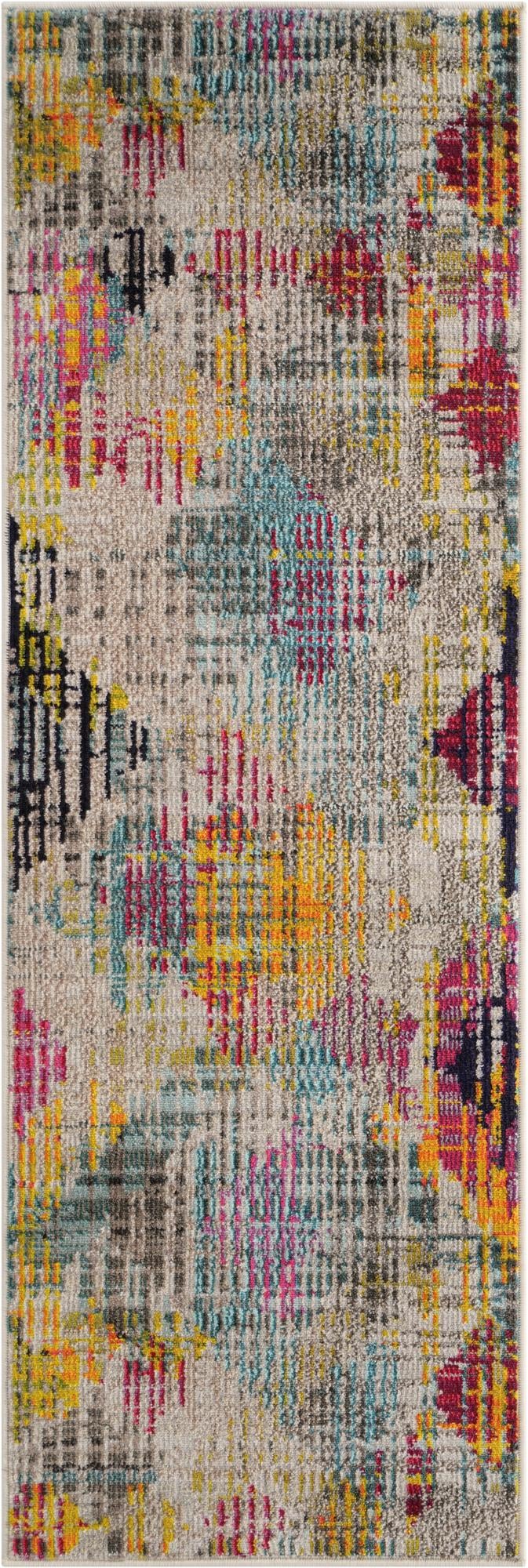 2' x 6'  Washable Spectrum Runner Rug