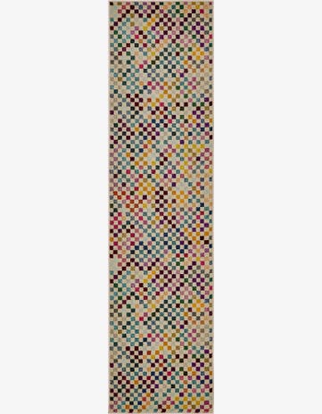 2' 7 x 10' Washable Spectrum Runner Rug