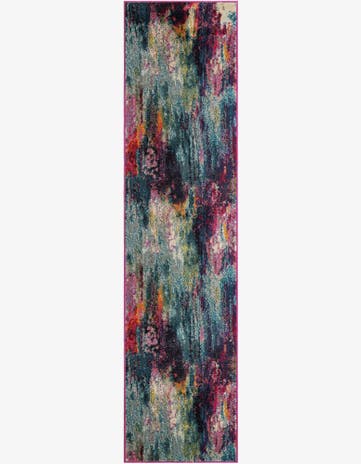 Washable Spectrum Runner Rug