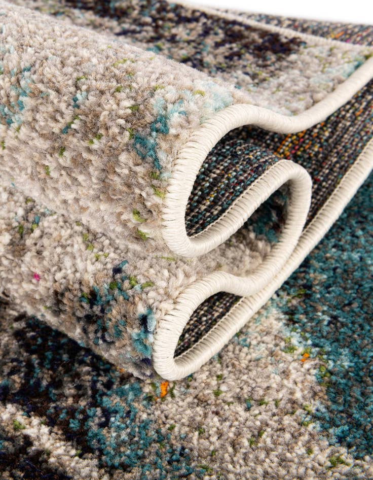 Detail image of 2' x 6' 9 Washable Theia Runner Rug