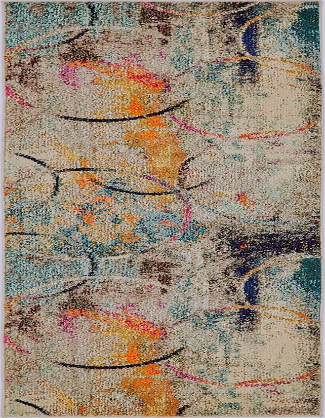 Detail image of 2' x 6' 9 Washable Theia Runner Rug